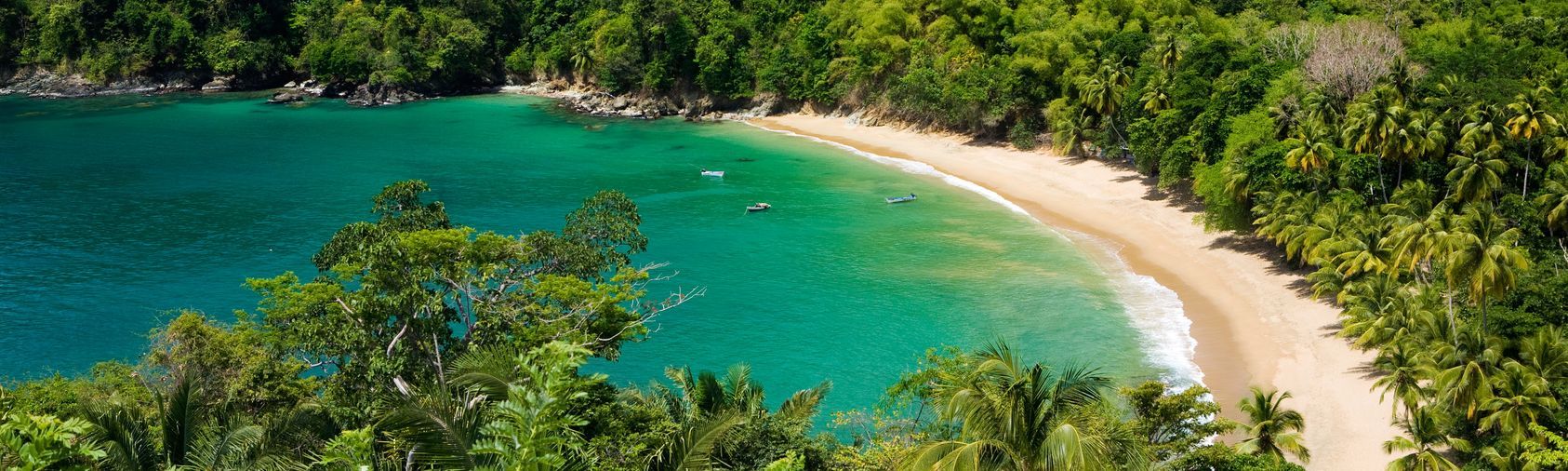 Une plage de Trinidad et Tobago